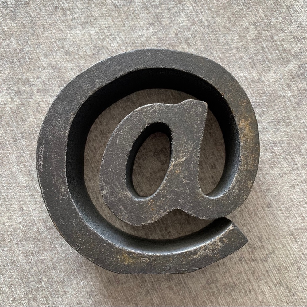 Decorative “@“ Object